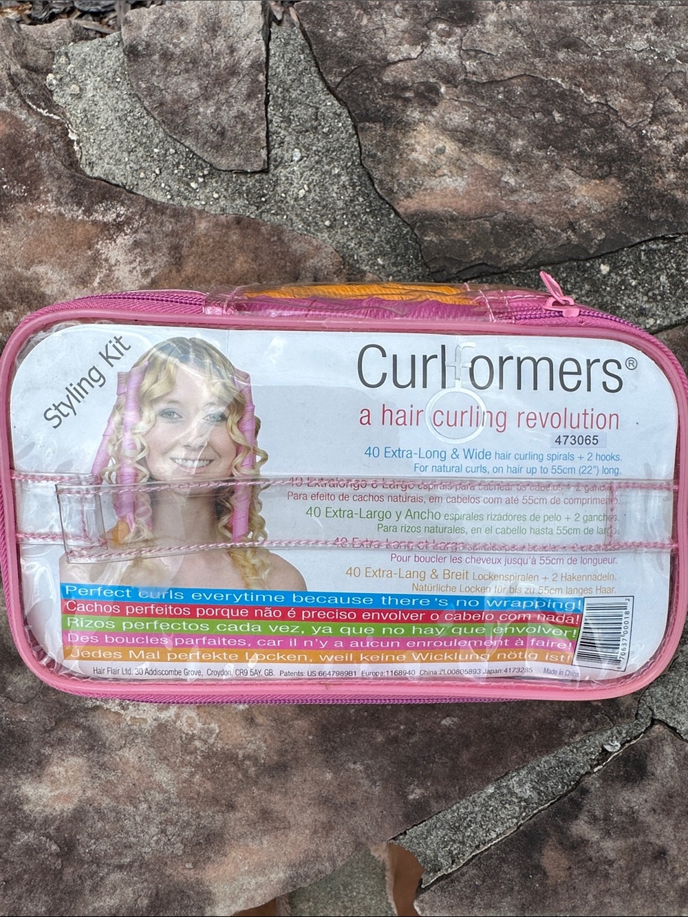 Curlformers Pink Hair Curling Kit - Curlformers Brand